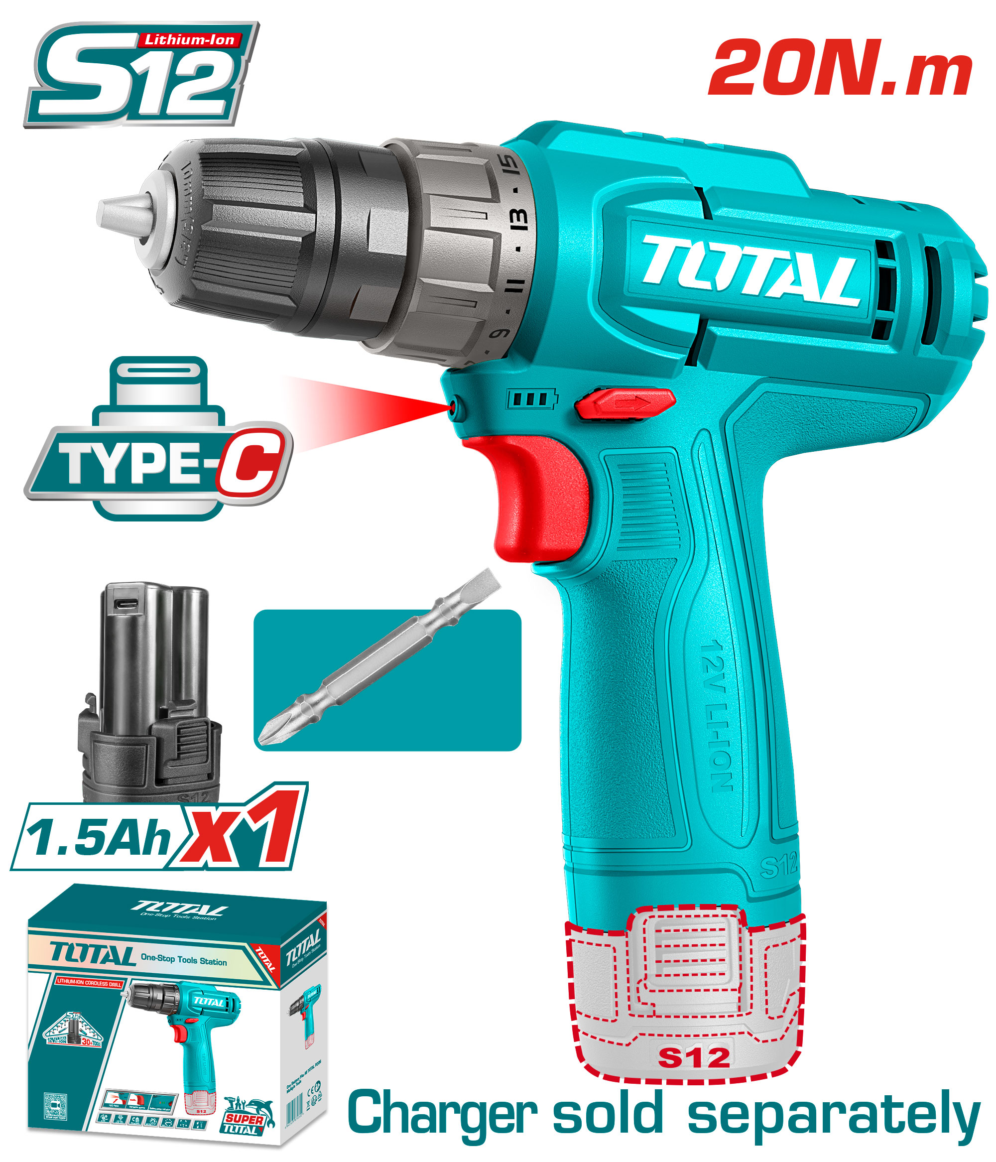 Total Cordless Drill